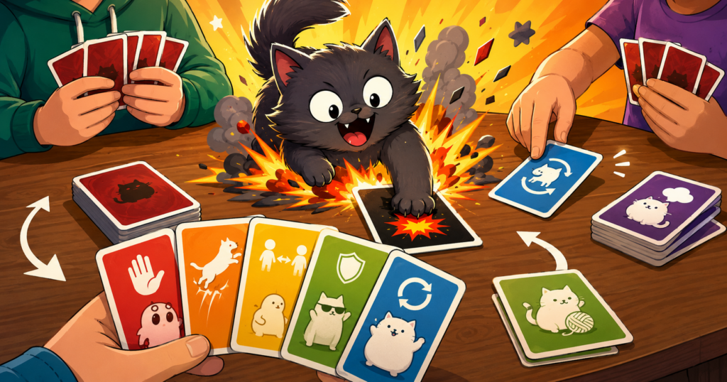 Exploding Kittens: säännöt ja pelin kulku