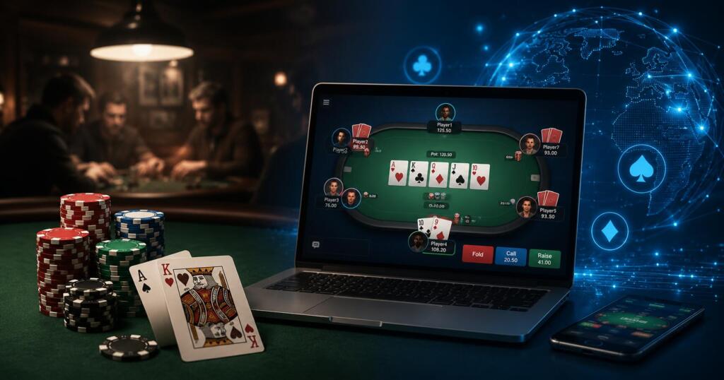 Pokeripelit ja niiden kokemat muutokset netissä